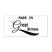 Made in Groot-Brittannië Rubberstempel (Afrduk)