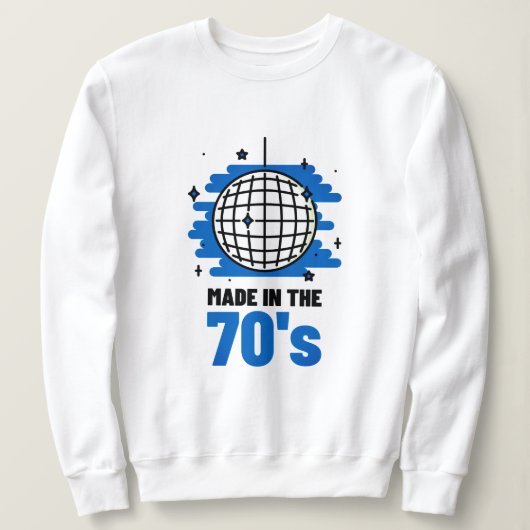Made in het Sweatshirt 70 (Design voorkant)