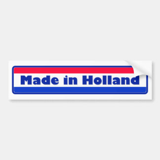 Made in Holland Bumpersticker