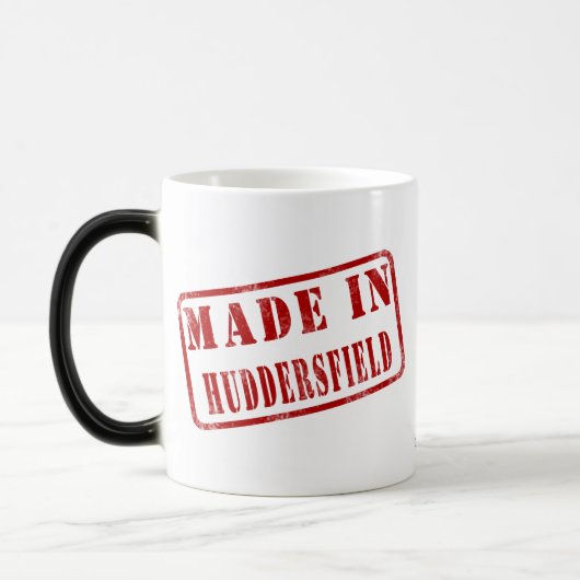 Made in Huddersfield Magische Mok (Links)