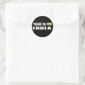 Made in India Ronde Sticker (Tas)