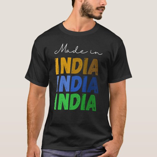 Made in India T-Shirt (Voorkant)