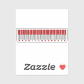 Made in Indonesia Barcode Flag Sticker (Vel)