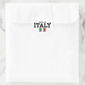 Made in Italië Ronde Sticker (Tas)