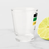 Made in Jamaica Shot Glass Glas (Links)