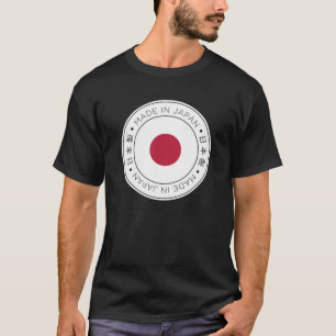 Made in japanse vlag t-shirt