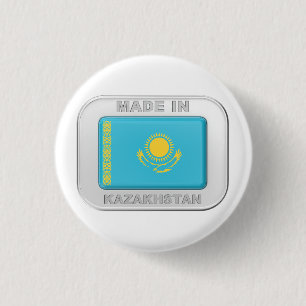 Made in Kazachstan Ronde Button 3,2 Cm