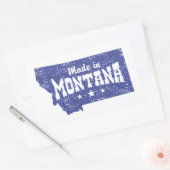 Made in Montana Rechthoekige Sticker (Envelop)