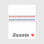 Made in Netherlands Barcode Flag Sticker (Vel)
