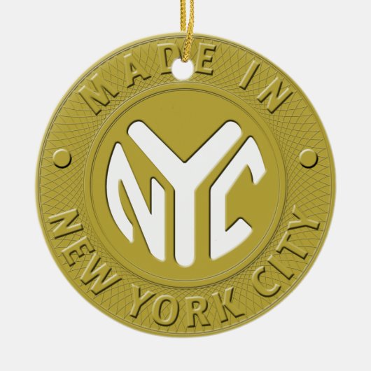 Made in New York City Ornament (Voorkant)