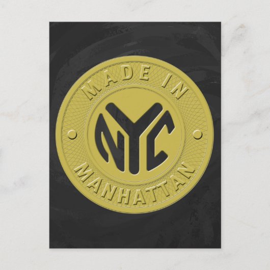 Made in New York Manhattan Briefkaart (Voorkant)
