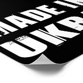 Made in Oekraïne Poster (Hoek)