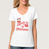 MADE in Oklahoma kawaii stijl patriottische T-Shir T-shirt (Voorkant)