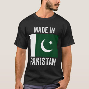 Made in Pakistan // Nationale vlag van het wereldl T-shirt