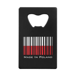 Made in Poland Bottle Opener Kredietkaart Flessenopener