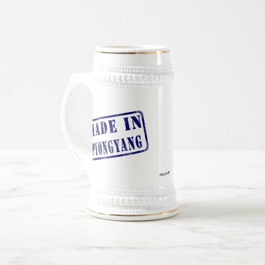 Made in Pyongyang Bierpul (Voorkant links)