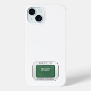Made in Saudi-Arabië iPhone 15 Mini Hoesje