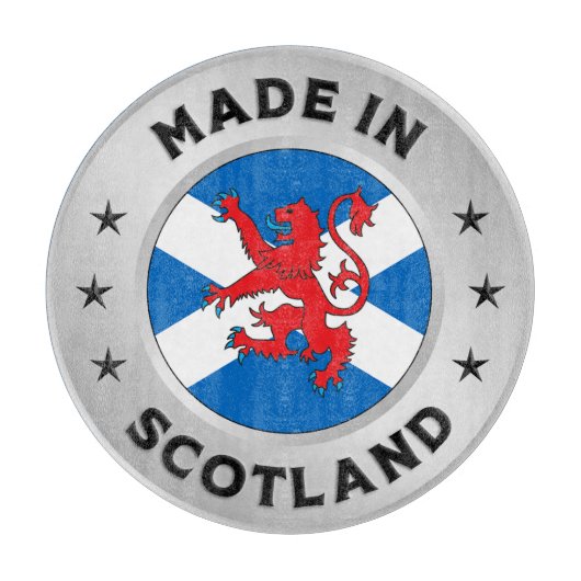 Made in Schotland Snijplank (Voorkant)