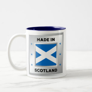 Made in Schotland Tweekleurige Koffiemok