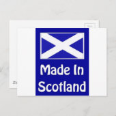 Made in Scotland Logo Briefkaart (Voorkant / Achterkant)