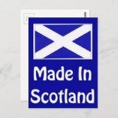 Made in Scotland Logo Briefkaart (Voorkant / Achterkant)