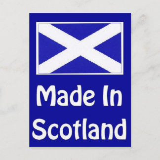 Made in Scotland Logo Briefkaart