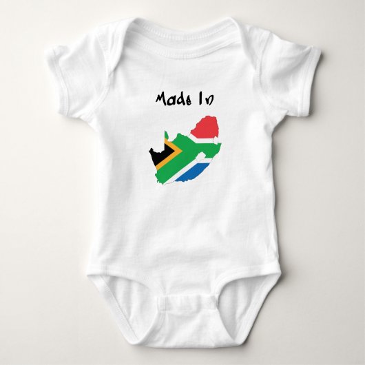 Made in South Africa baby bodysuit (Voorkant)