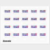 Made in Taiwan Ronde Sticker (Vel)