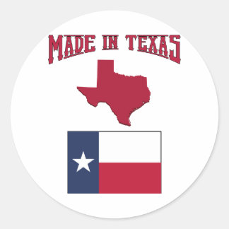 Made in Texas Ronde Sticker
