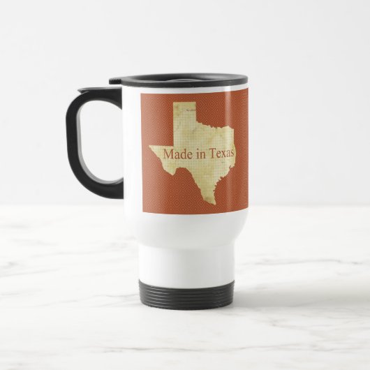 Made in Texas Rusty Red Travel/Commuter Mok (Links)