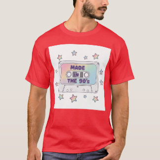 Made in the 90s Retro Cassetteape Vector friends T-shirt