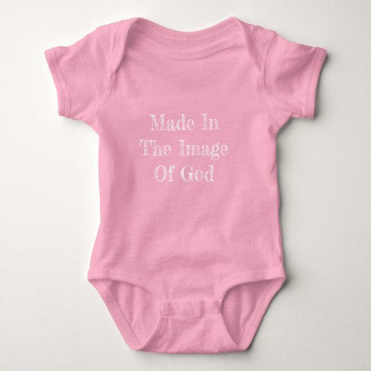 "Made in the Afbeelding of God" Baby Romper (Voorkant)