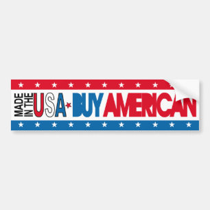 Made in the USA - Buy American Bumpersticker