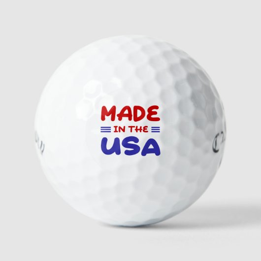 Made in the USA Golfballen - Gepersonaliseerd (Voorkant)