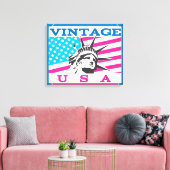 Made in USA Badge Canvas Afdruk (Insitu (Woonkamer))