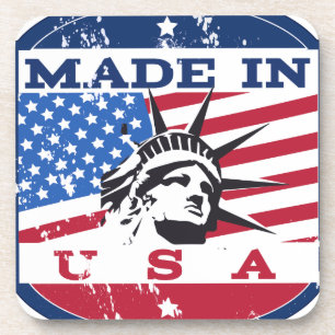 Made In USA-badge Onderzetter