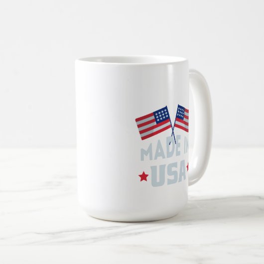 Made in USA mok (Voorkant rechts)