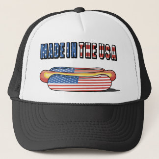 Made in USA Patriotic Hot Dog Trucker Pet