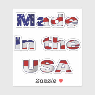 Made in USA Sticker