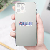 Made in Victoria Barcode Flag Sticker (Telefoon)