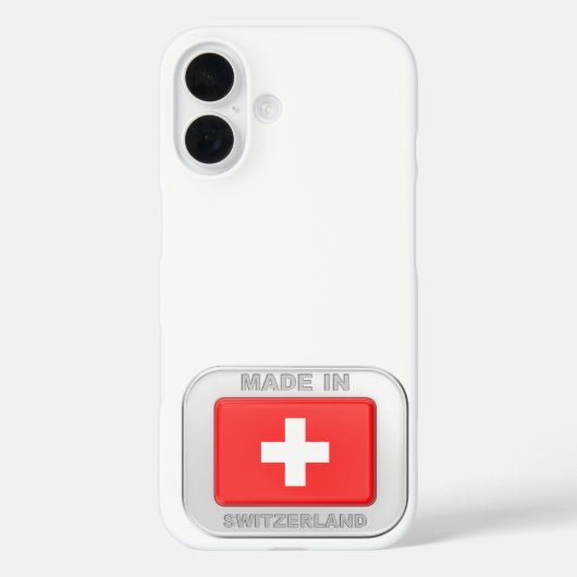 Made in Zwitserland Case-Mate iPhone Case (Achterkant)