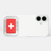 Made in Zwitserland Case-Mate iPhone Case (Achterkant (horizontaal))