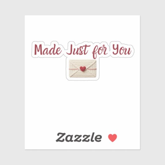 Made Just for You Sticker | Packaging Lab (Feuille)