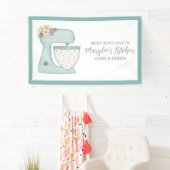 Made met liefdesbakkerij, gebanner spandoek (Insitu)