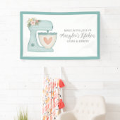 Made met liefdesbakkerij, gebanner spandoek (Insitu)