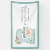 Made met liefdesbakkerij, gebanner spandoek (Verticaal)