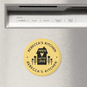 Made met Love Yelllow Kitchen Magneet (Insitu (Vaatwasser))