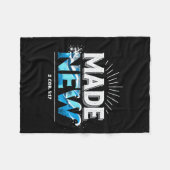 Made New Baptized Baptism  Fleece Deken (Voorkant (Horizontaal))