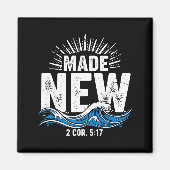 Made New Baptized Baptism Magneet (Voorkant)