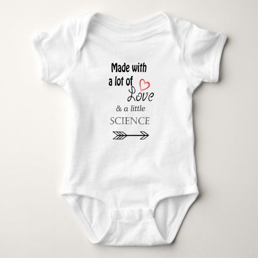 Made With Love And A Little Science Romper (Voorkant)